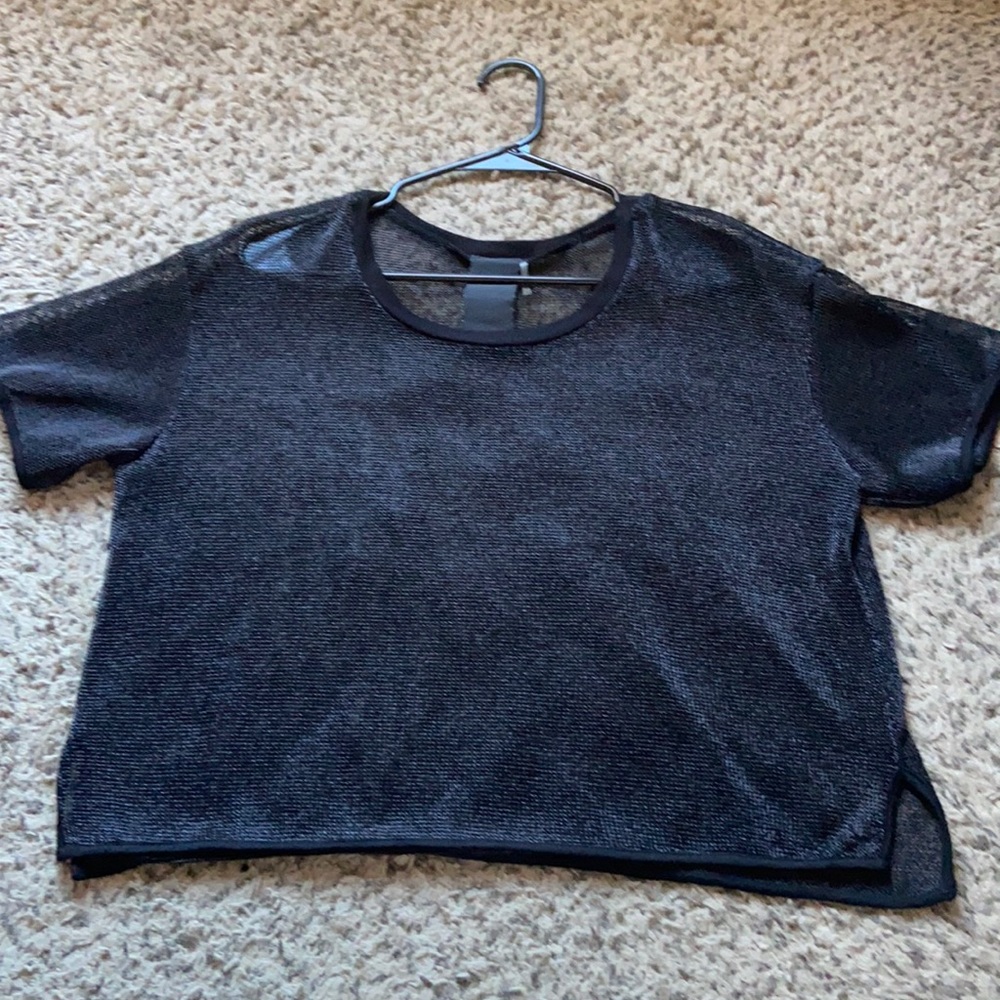Heather sheer top